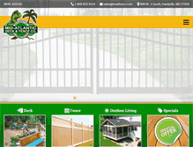 Tablet Screenshot of midatlanticdeckandfence.com
